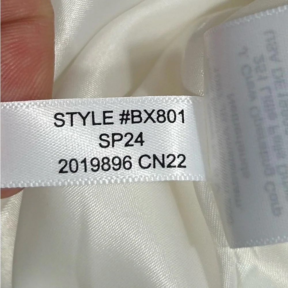 NEW J.Crew Tuxedo blazer in drapey viscose Size 0 White